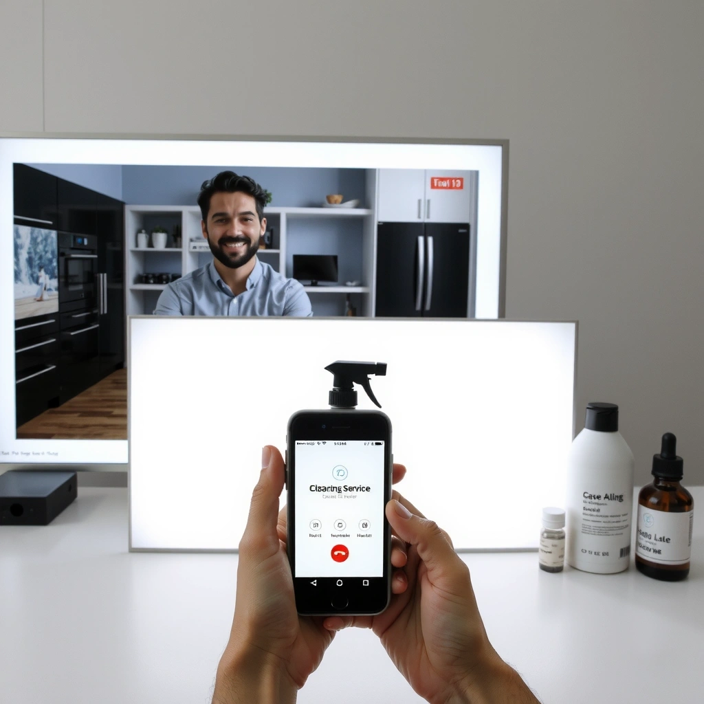 Customer contacting CleanSmart via phone or form