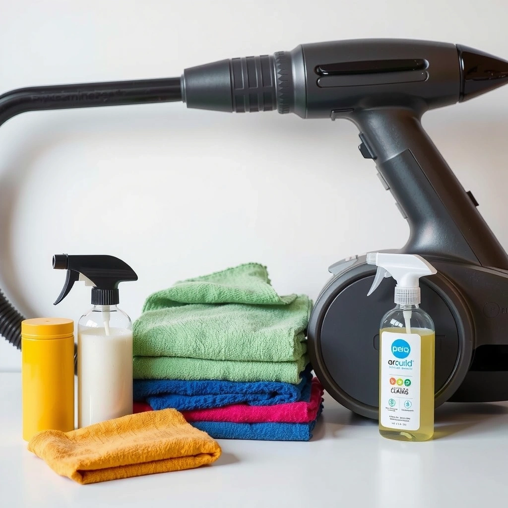 Professional cleaning equipment and eco-friendly supplies