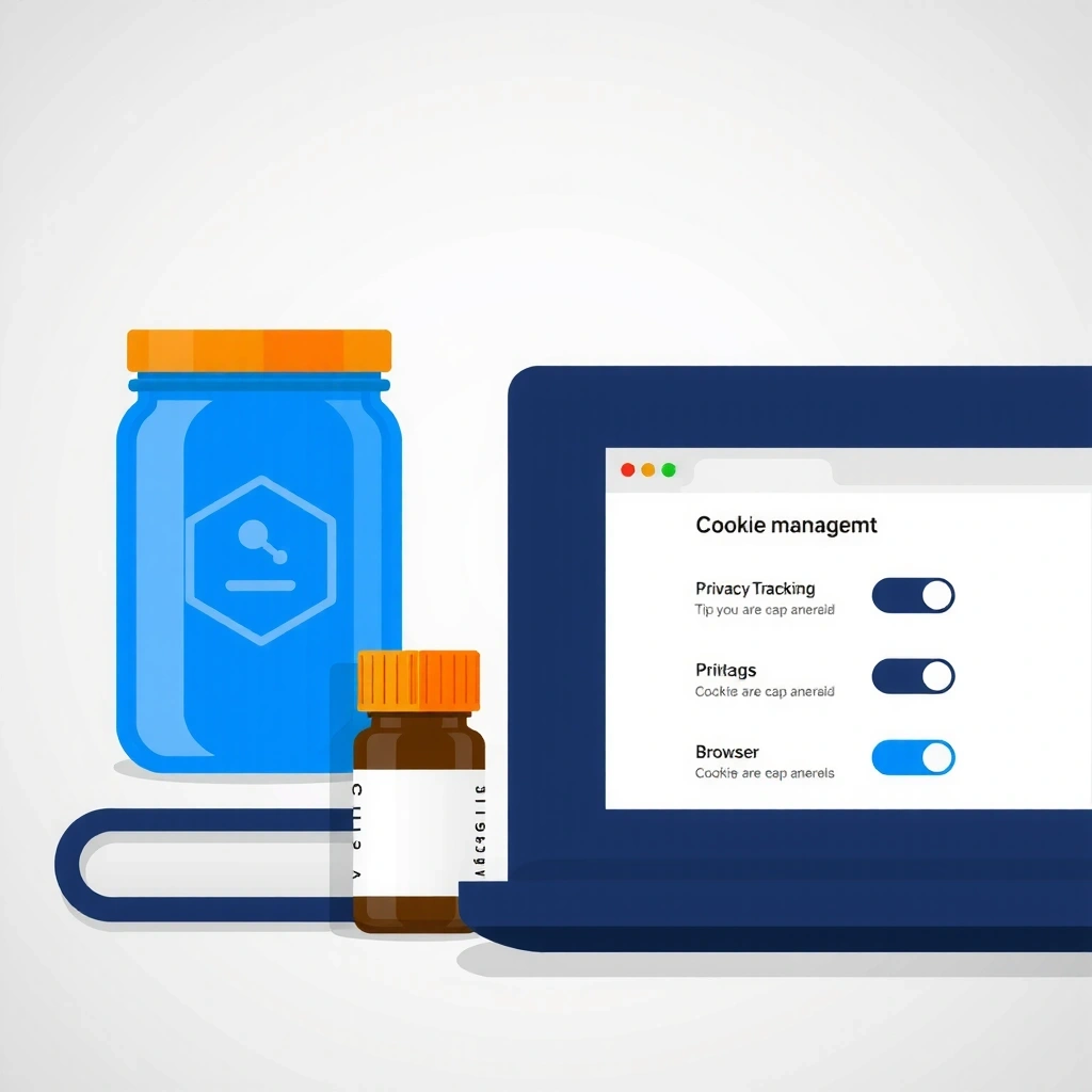 Cookie policy and tracking technologies illustration