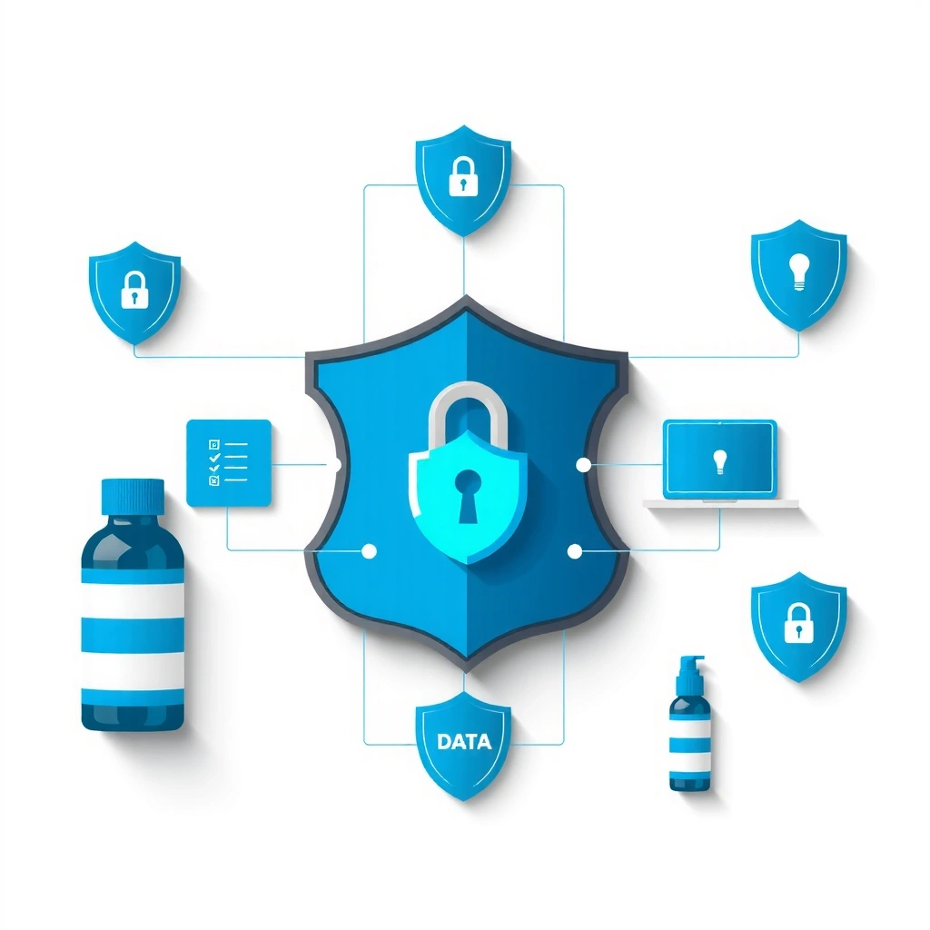 Data protection and privacy illustration